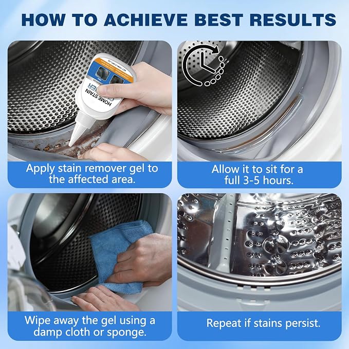 Mold stain removal gel cleaner, washing machine cleaner, washing machine - Image 3
