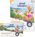 Good Laundry Flowers of Paradise Detergent Sheets, & Dryer Sheet Bundle by GoodLaundry