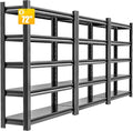Garage Shelving, 3 Pieces72 Garage Storage Shelves Heavy Duty Shelving Units by HzdbhdGarageShelving