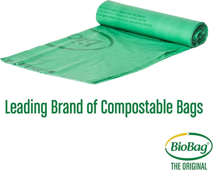 BioBag The Original Compostable Bag, 32 Gallon, 100% Certified Compostable - Image 4