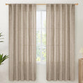 YoungsTex Dark Oatmeal Linen Curtains 72 Inches Long by YoungsTex