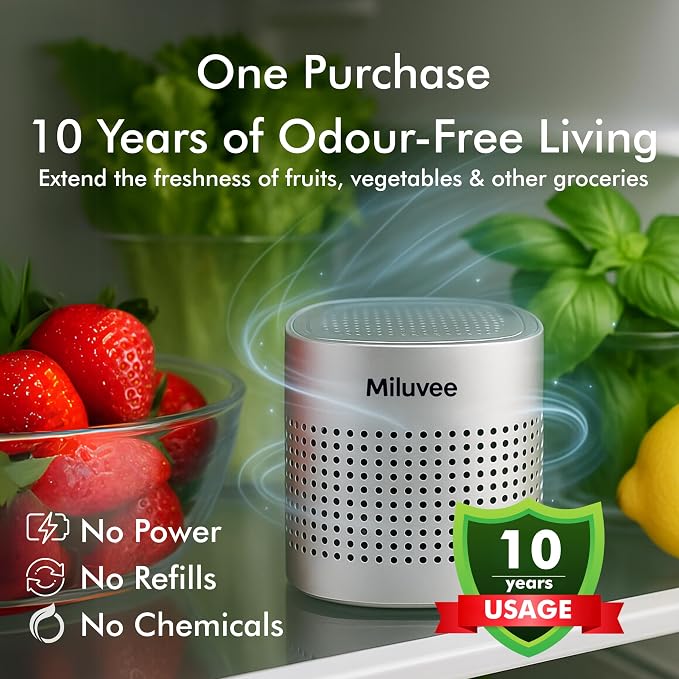 Premium Refrigerator Deodorizer, 10-Year Reusable Odor Eliminator - Image 3