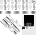 Drywall Repair Clips, 20 Pack Stainless Steel Wall Patch Kit by AdventureBuiltHomePerfected