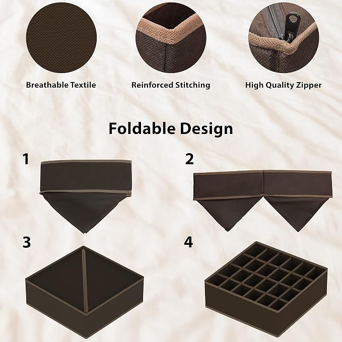Simple Houseware 4-Pack Drawer Organizer Set - Image 5
