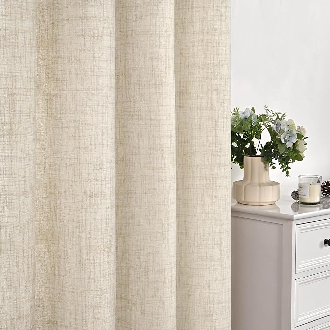 YoungsTex Linen Curtains 48 Inch Length - Image 8