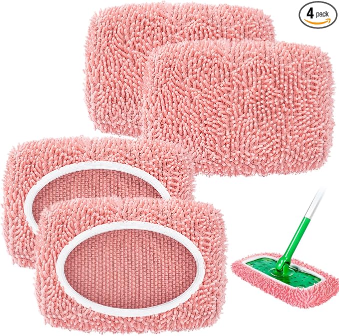 4 Pack Reusable Mop Pads Compatible by Unknown