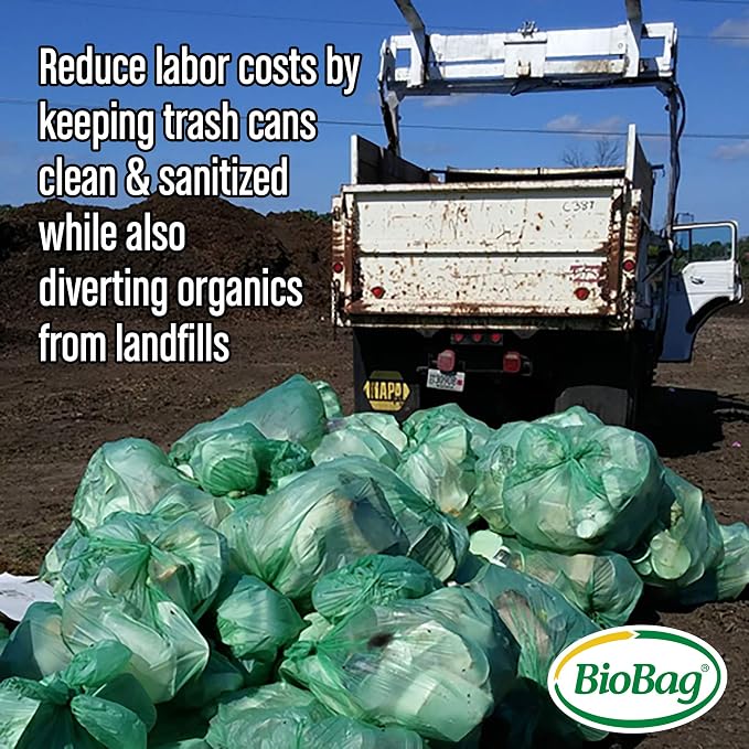 BioBag The Original Compostable Bag, 39 Gallon, 100% Certified Compostable - Image 6