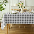 Waterproof Plaid Tablecloth Fabric by Essifunia