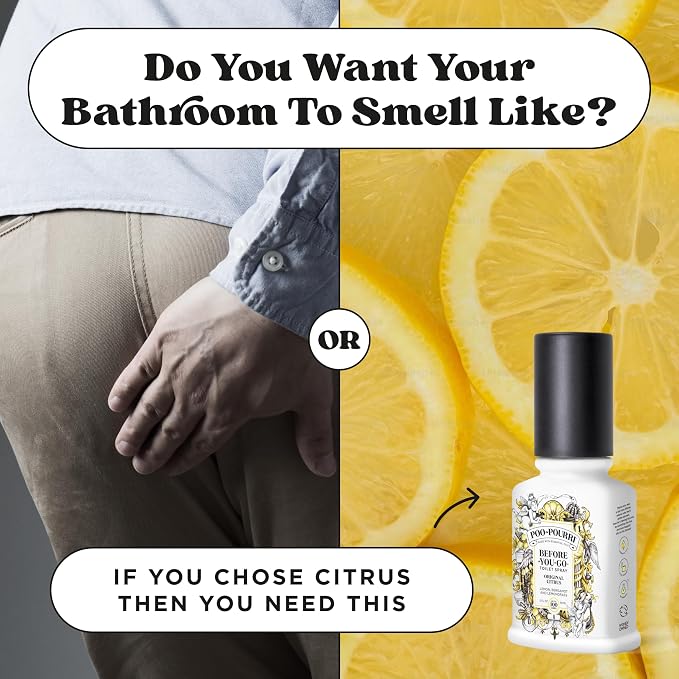 Poo-Pourri Before-You-Go Toilet Spray, Original Citrus, 2 Fl Oz, Bathroom Odor - Image 8