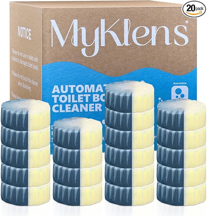 Toilet Bowl Cleaner Tablets, Automatic Toilet Bowl Cleaners, Long-Lasting by MyKlensLife