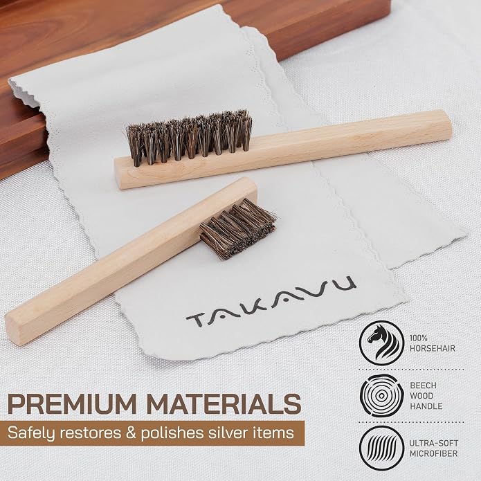 TAKAVU Horsehair Detail Brush Set - Image 2