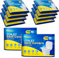 Toilet Seat Covers Disposable Flushable Travel Pack of 100 XL-Disposable Toilet by Traletry