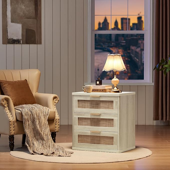 LEYAOYAO Rattan Night Stand - Image 7