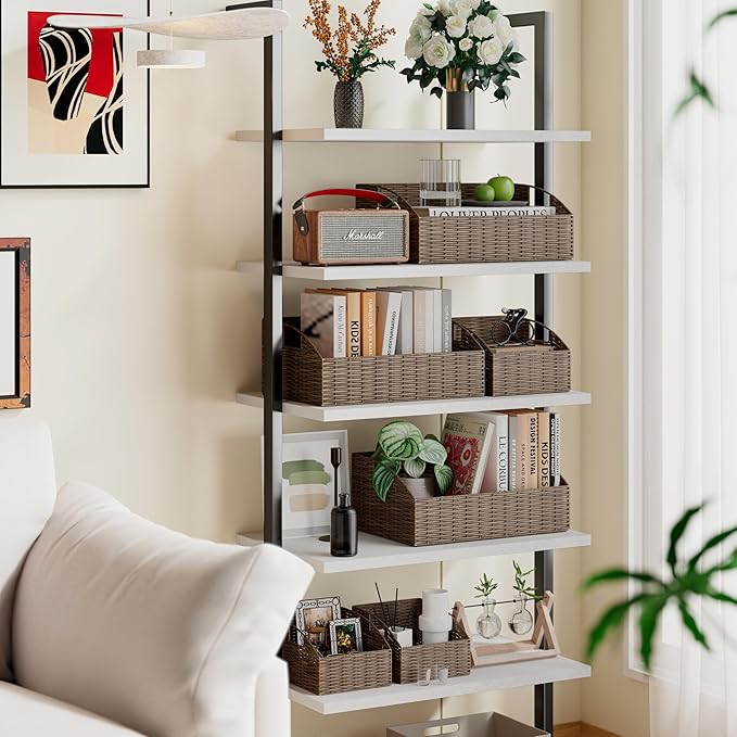 Ollieroo Rattan Storage Baskets, Handwoven Wicker Storage Bins - Image 5