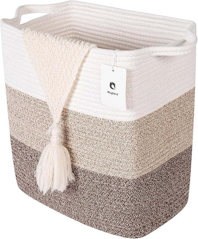 Medium and Large Woven Basket//With Handle, Used - Image 2