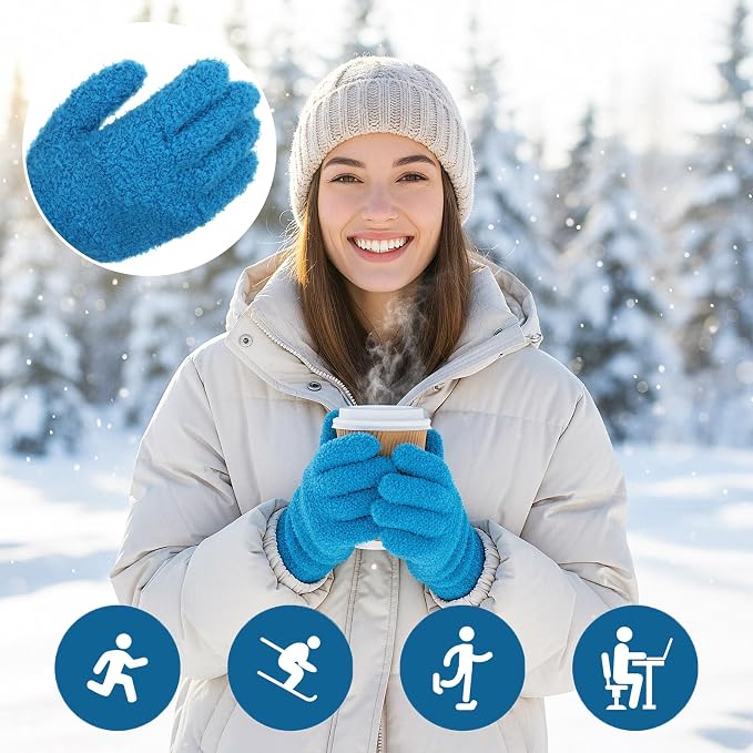 2 Pairs Microfiber Gloves Household Cleaning Glove Plant Dusting Glove Washable - Image 5