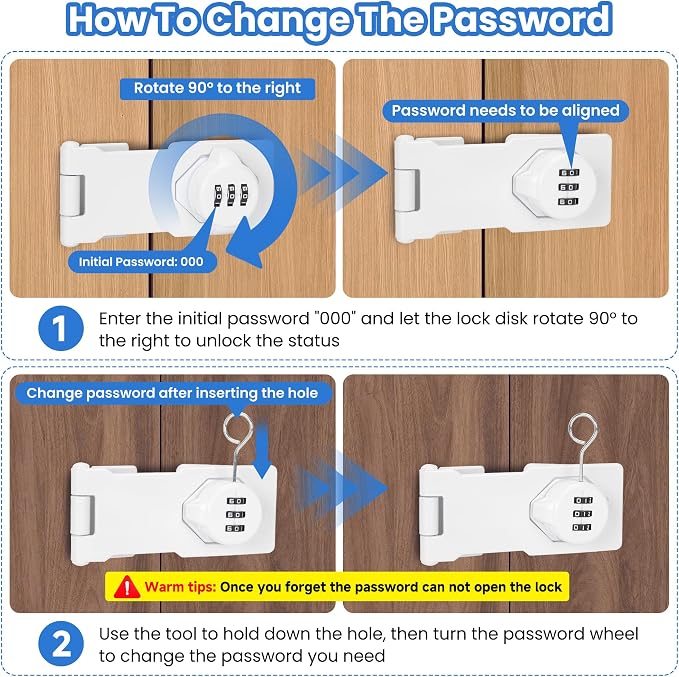 Keyless Cabinet Lock with Combination Code - Image 6