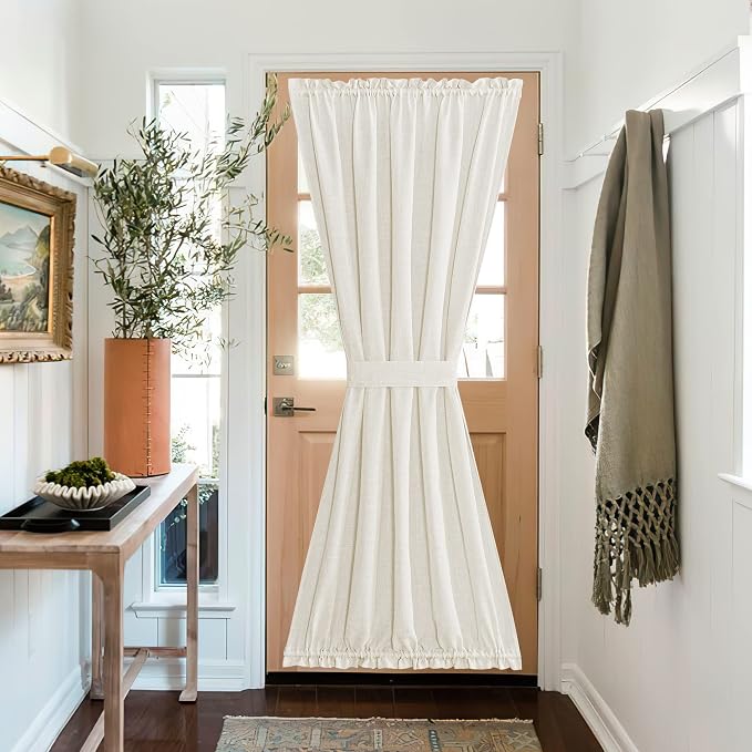 NICETOWN Linen Sheer Door Curtain Panel by NICETOWN