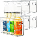 Plastic Food Storage 6 Pack Clear Container Bin by primebox