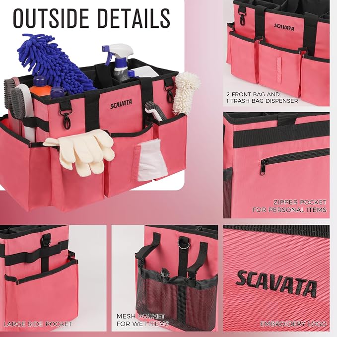 Wearable Cleaning Caddy Bag, Cleaning Caddy Supplies Organizer - Image 3