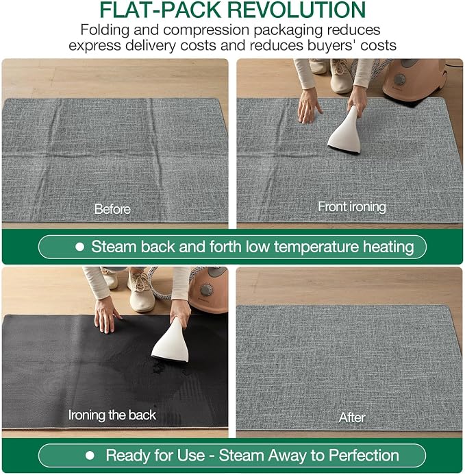 LUMI Ultra Thin Door Mat for Entryway, Easy Clean Welcome Entrance Mat for - Image 3