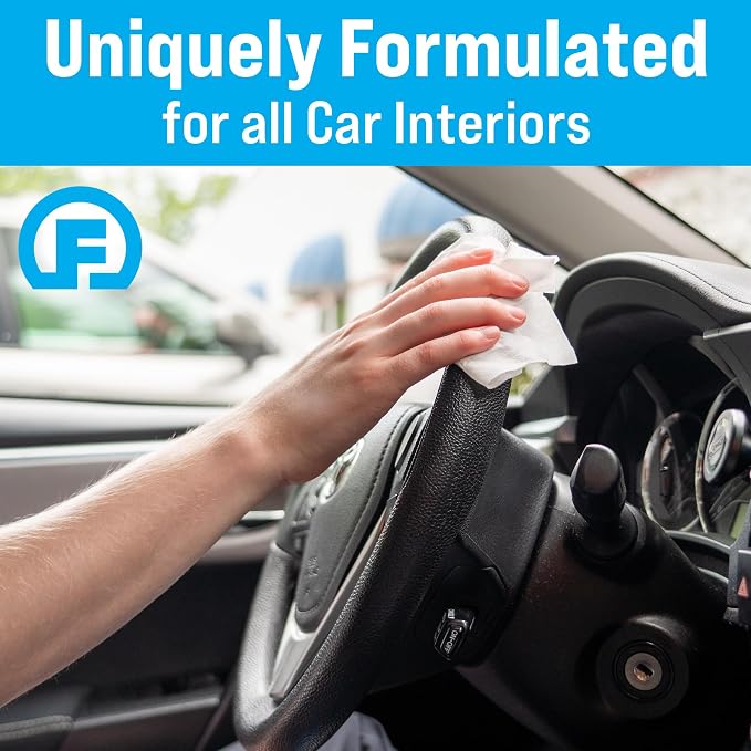 Fortress Car Interior Wipes for Car Interior Cleaning, and Steering Wheel - Image 2