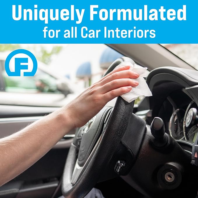 Fortress Car Wipes with Microfiber Cloth - Image 2