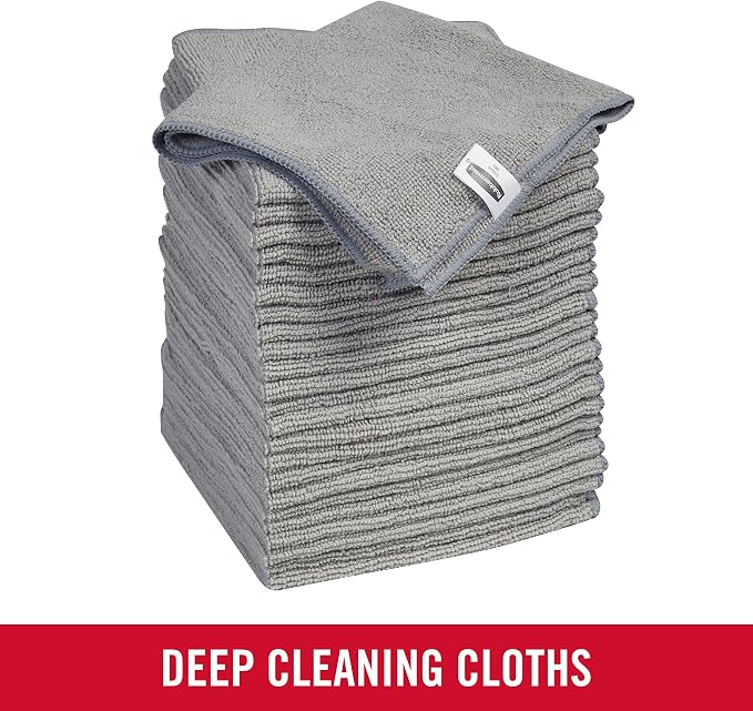 Rubbermaid All Purpose Microfiber Cleaning Cloth Towels, Non-Scratch, - Image 2