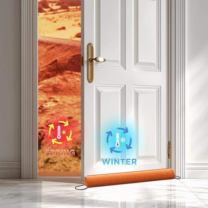 Sunolga 38" Door Draft Stopper Blocks Hot and Cold Air - Image 6