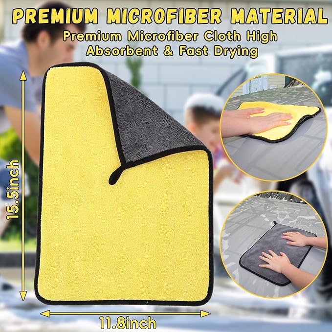 144'' Long Extendable Handle Car RV Wash Brush Kits - Image 9