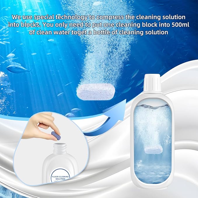 5 Bottles Compatible with Tineco Cleaning Solution 500ml Per Bottle Lavender - Image 2