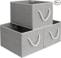 StorageWorks Storage Baskets for Shelves, Foldable Fabric Closet Storage Bins by StorageWorks