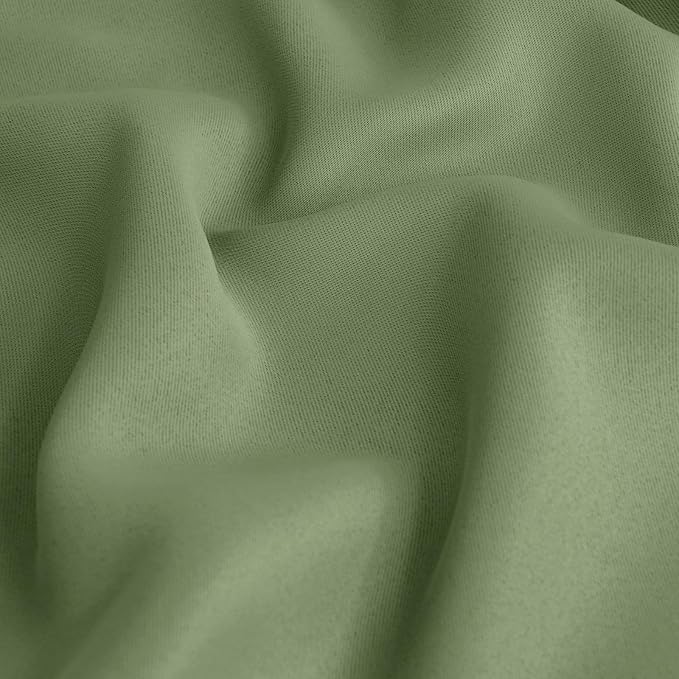 BGment Olive Green Short Curtains 40 Inches Long - Image 7