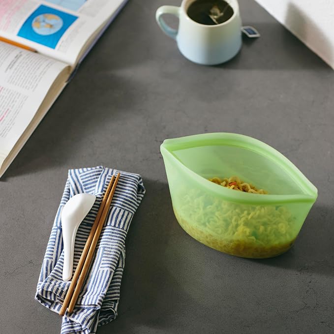 Stasher Premium Silicone Reusable Food Storage Bowl, Sous Vide, Dishwasher - Image 3