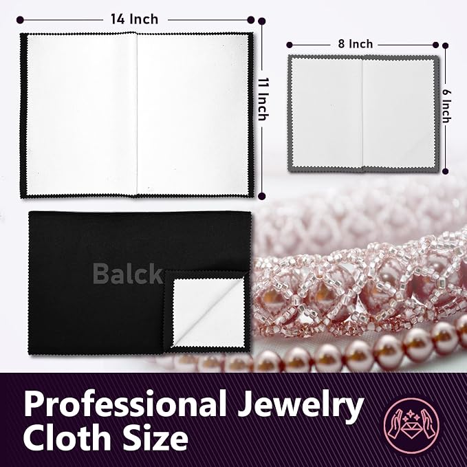 4 PCS Silver polishing Cloth, Jewelry Cleaning Cloth - Image 5