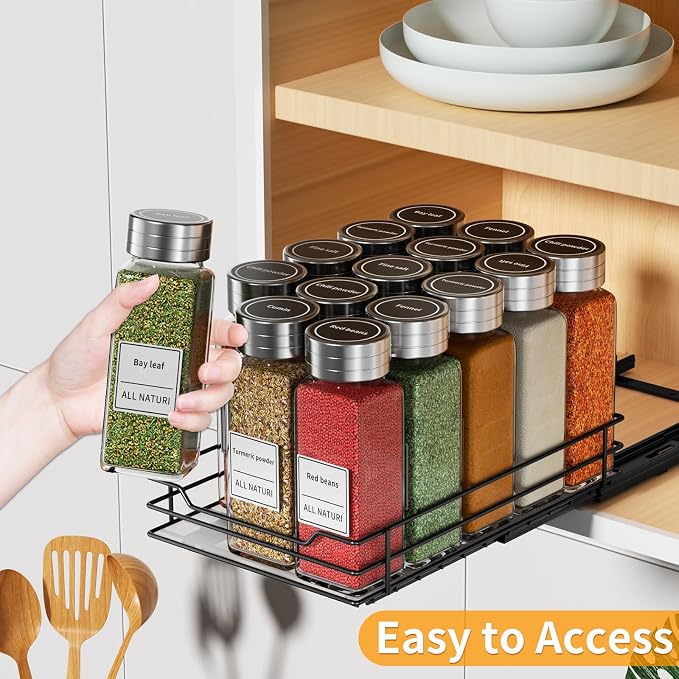 RCHYFEED Pull Out Spice Rack Organizer - Image 3