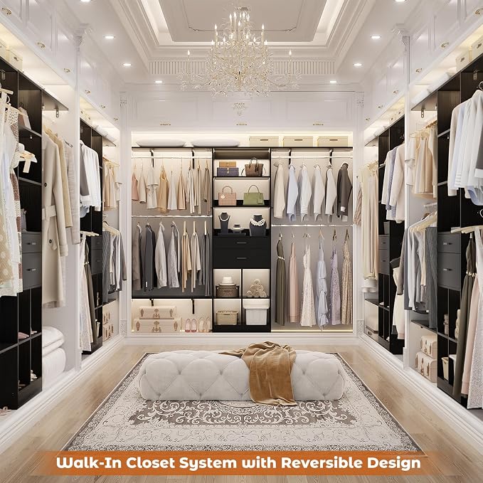 Closet System - 4.75-8FT Closet Organizer System - Image 5