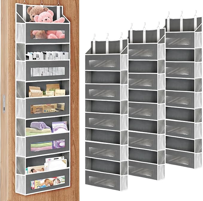 3 Packs 5-Tier Over the Door Storage Organizer by Unknown