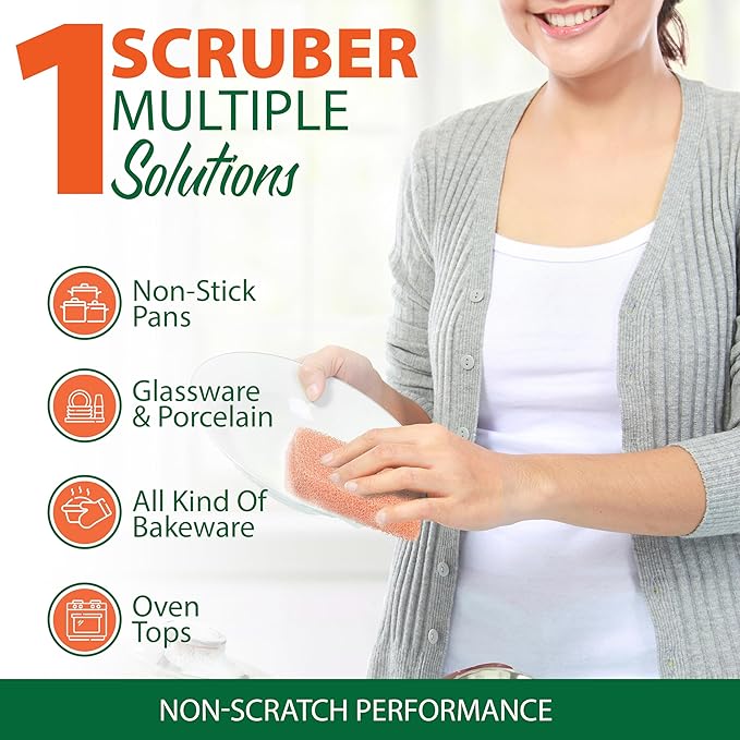 Peachy Clean Kitchen Scrubber Fragrance Free 3pk - Image 3