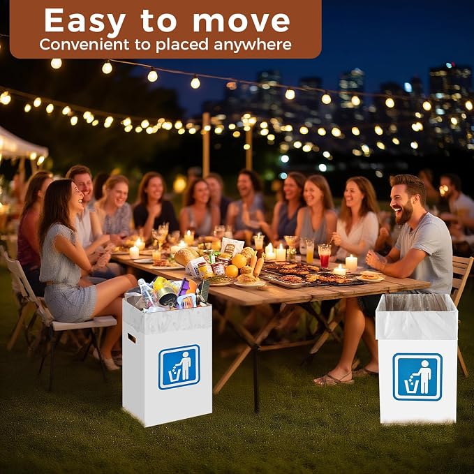 （10 Pack） 13 Gallon Disposable trash cans - Image 4
