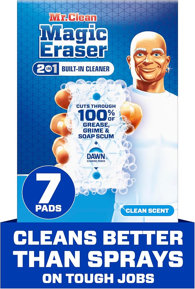 Mr. Clean Magic Eraser Foaming Sponge, All Purpose Cleaner, Dawn Cleaning Power by MrClean