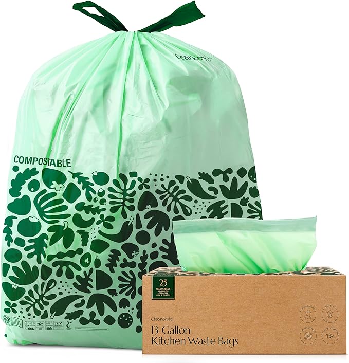 Cleanomic Compostable* Trash Bags by Cleanomic