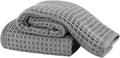 Microfiber Waffle Face Towels, 2 Pieces, Fast Drying, Lint Free by Unknown