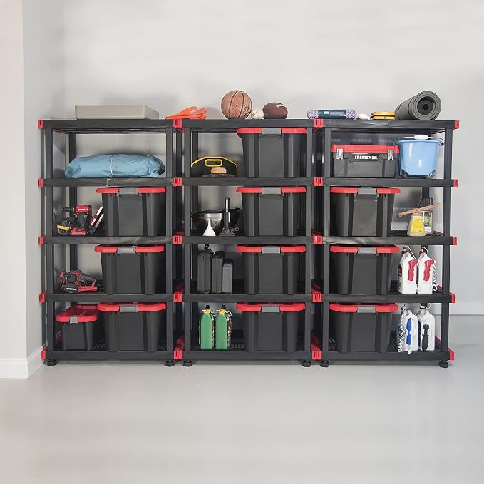 CX Craftsman, 5-Tier Highly Durable Storage Rack, 200lbs/shelf, Interlocking - Image 4