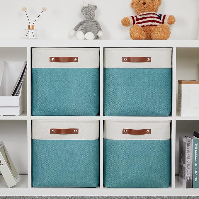 DULLEMELO Storage Bins for Organizing, Closet Storage Baskets for Gift Empty - Image 7