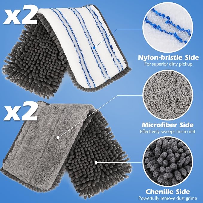 Microfiber Flip Mop, Masthome Flat Mop - Image 4
