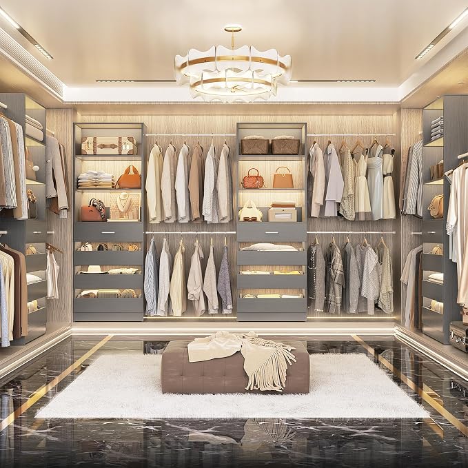 Aheaplus Closet System, 6-15Ft Closet Organizer - Image 5
