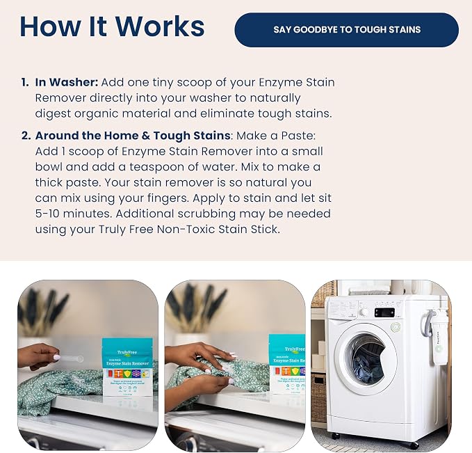 Truly Free Enzyme Laundry Stain Remover - Image 7