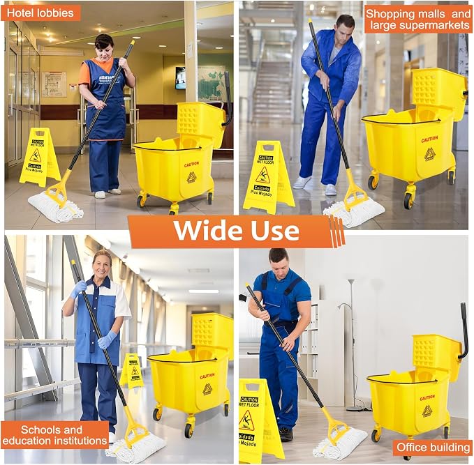 38 Qt Commercial Mop Bucket - Image 6