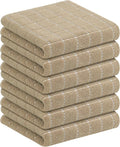 Homaxy 100% Cotton Terry Kitchen Towels, Checkered Designed, Soft and Super by Homaxy